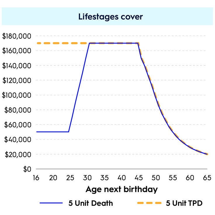 Lifestages cover graph