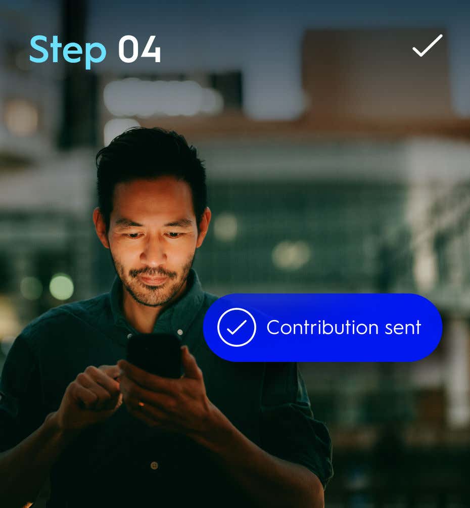 Man holding phone