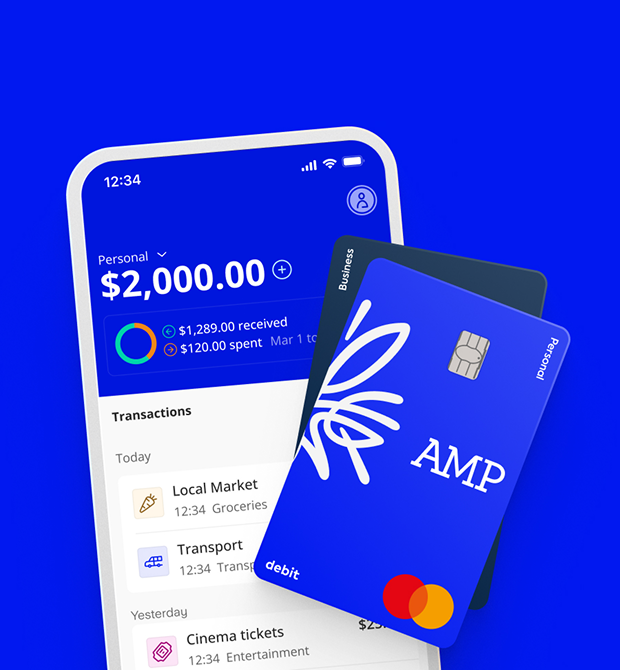 AMP Bank GO app and cards