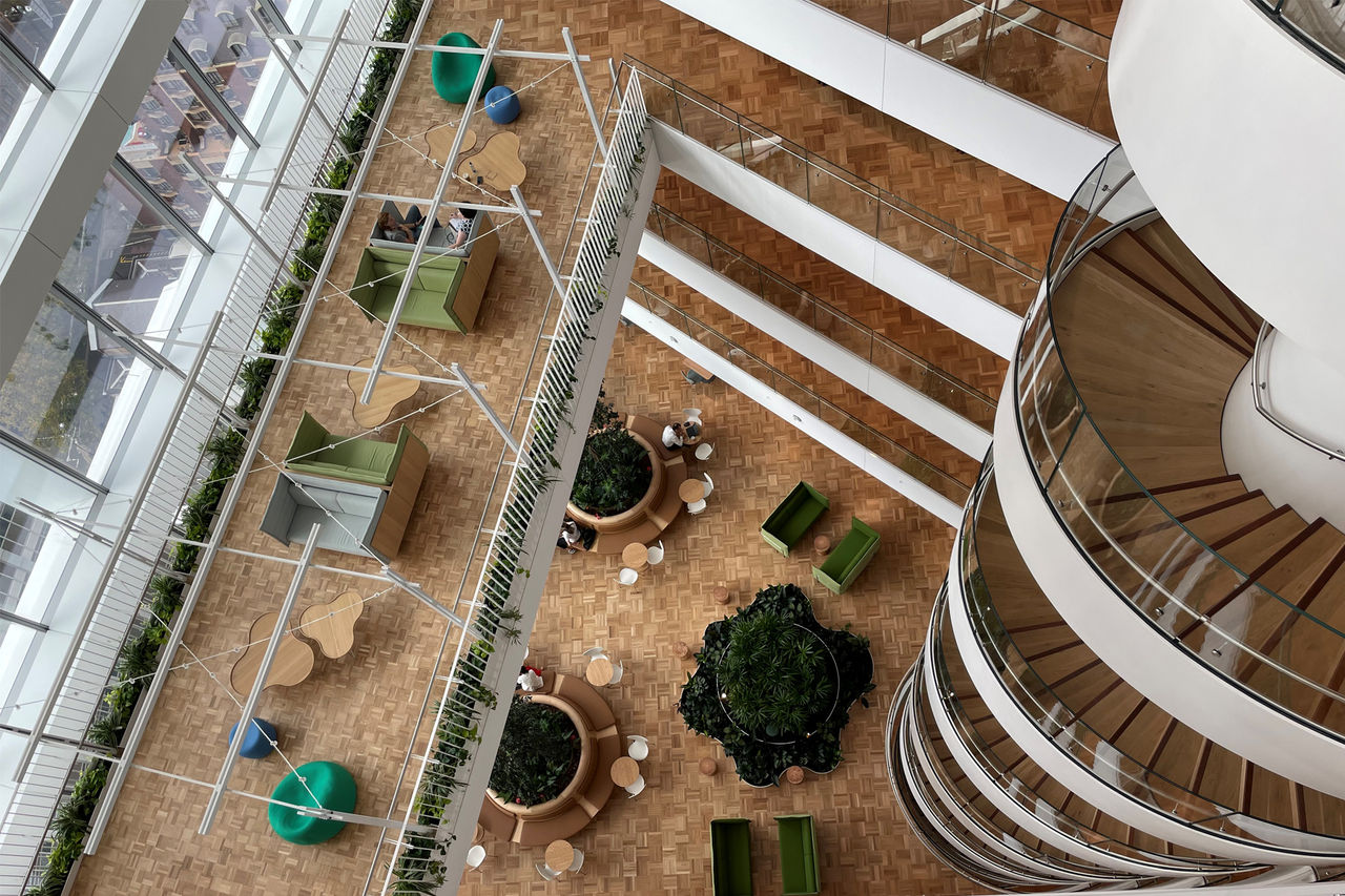 view from top of the building