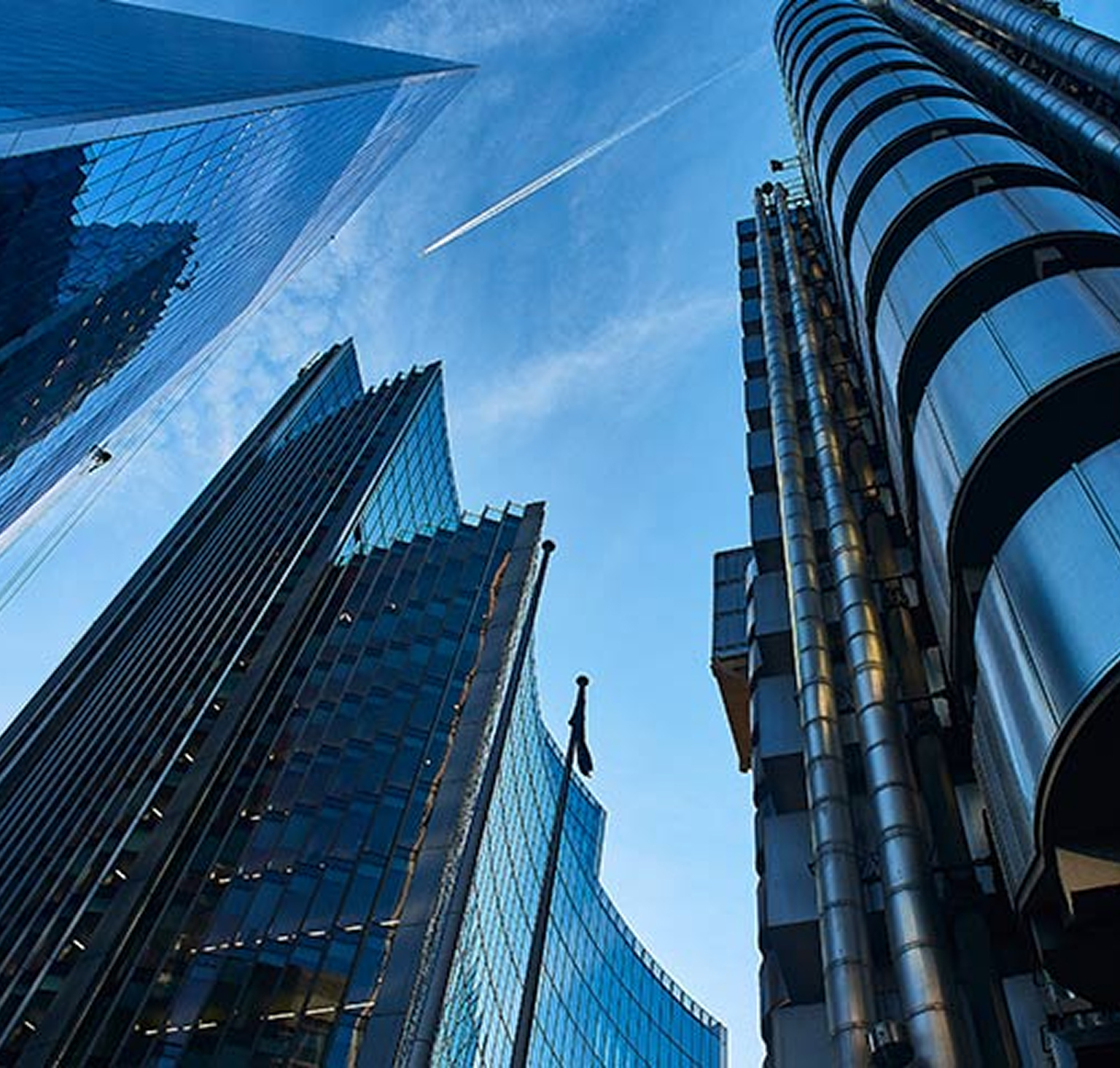 Low rise shot of sky scrapers
