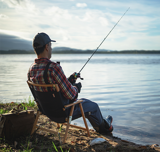 Man fishing