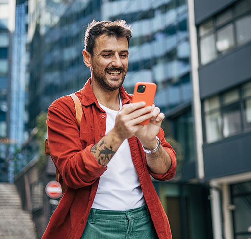 A Person using phone