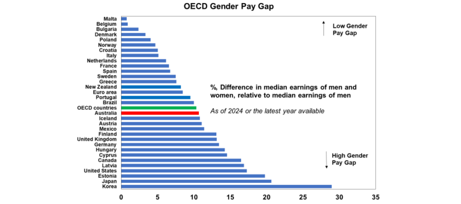 OECD gender pay gap
