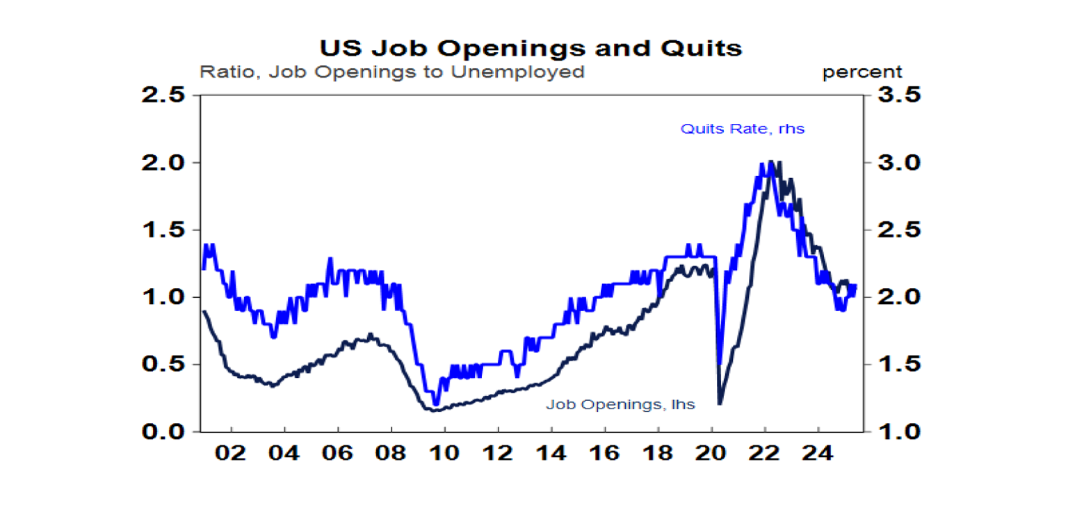 US Job Openings and Quits
