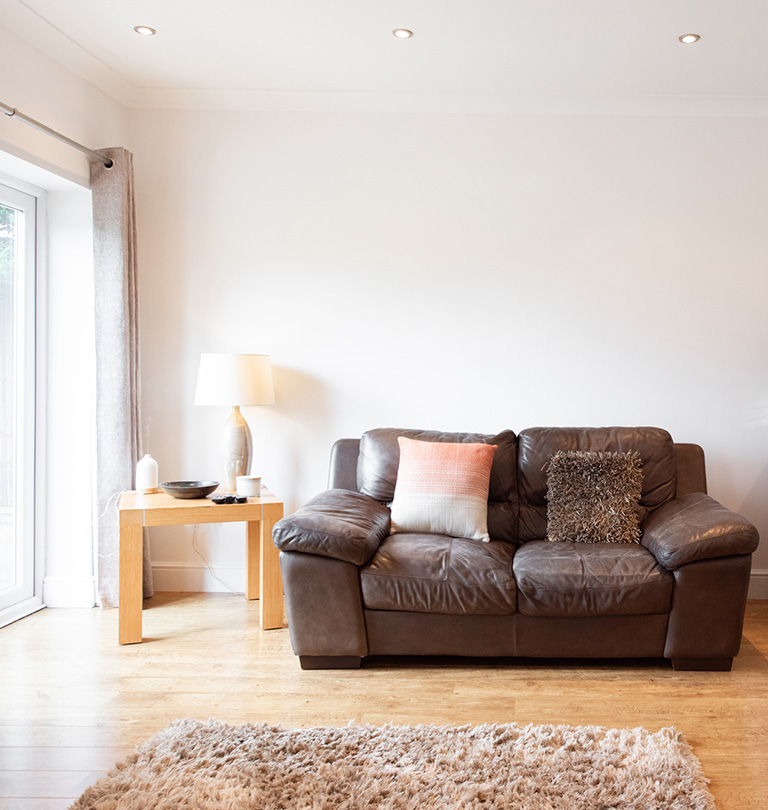 Living room with sofa