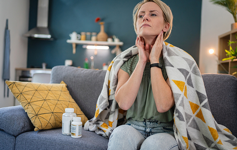 Feeling unwell on the lounge