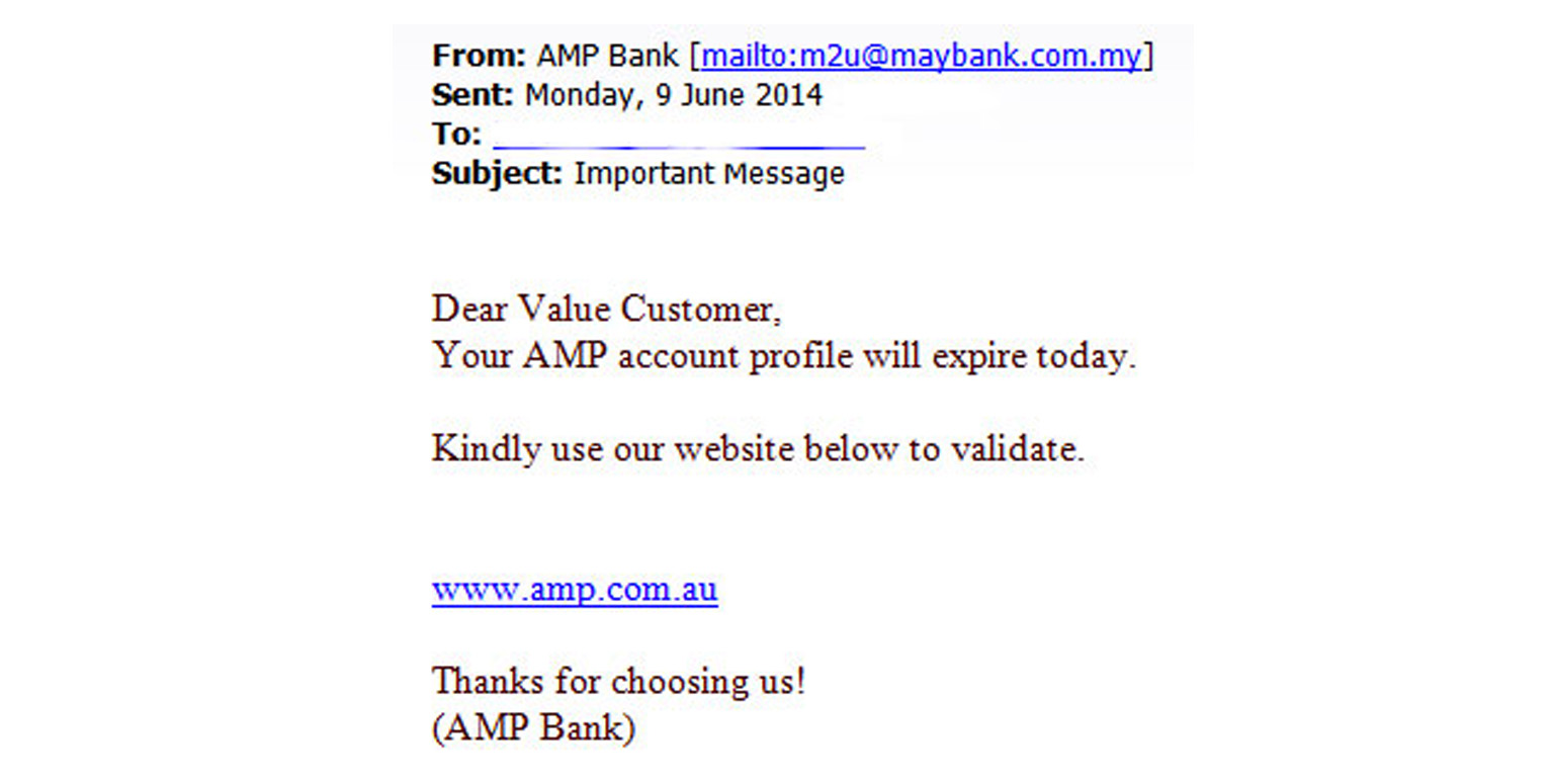 scam email reporting