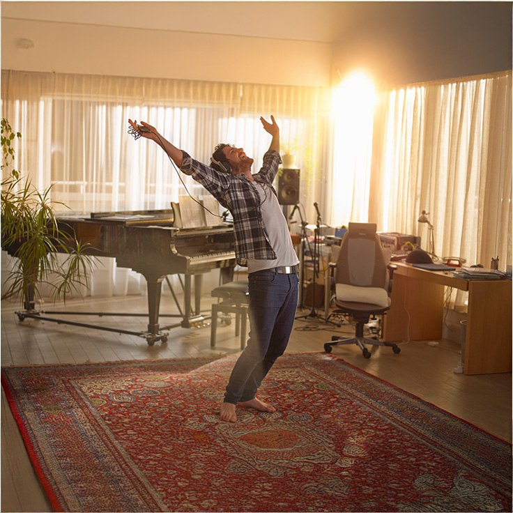 Man and piano