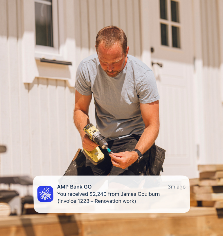 Man with drill