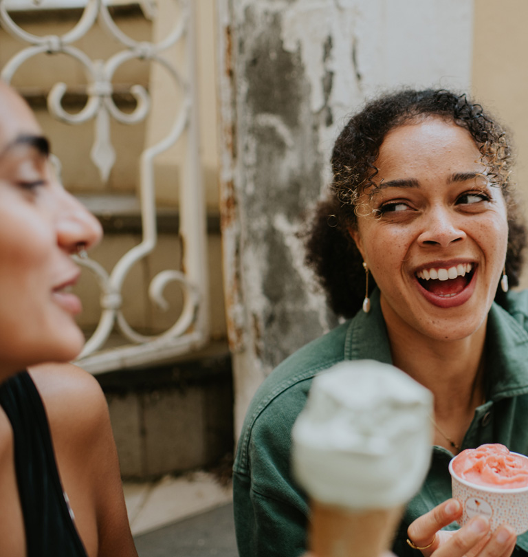 Girls with Icecream