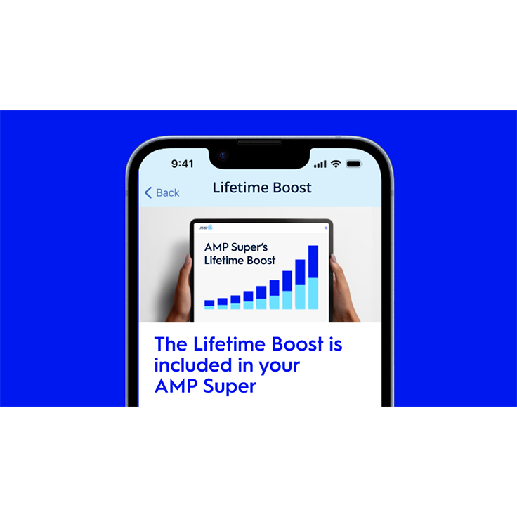 Lifetime Boost on mobile screen