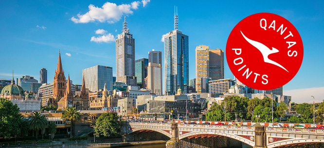Melbourne city landscape view