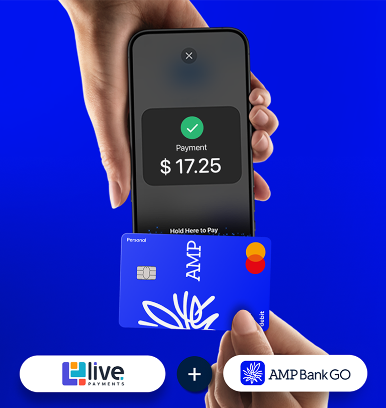 Live Payments product app screen