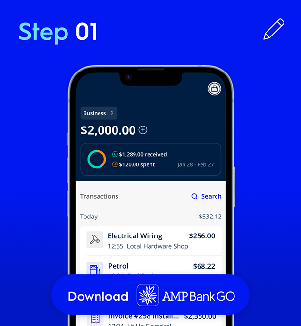 Hand holding phone showing account screen