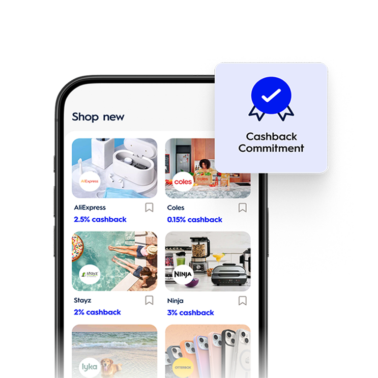 Cashback commitment promotion screen