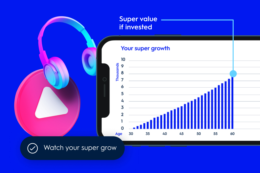 Super value invested graphic