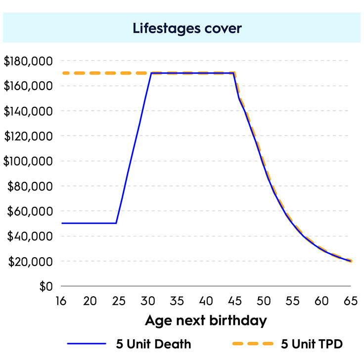 Lifestages cover graph