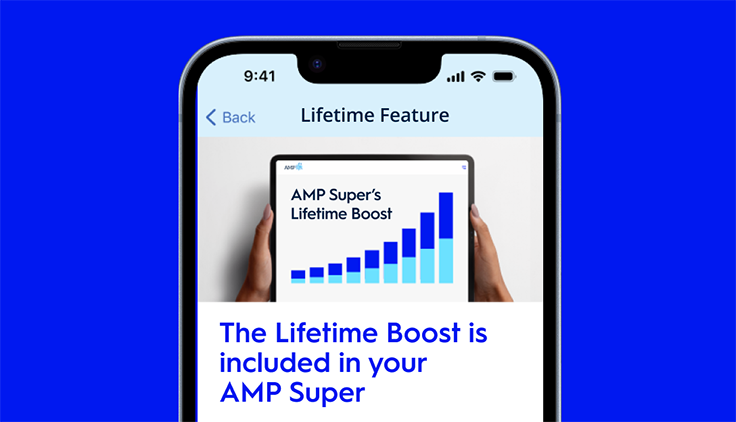 The Lifetime Boost is included in your AMP Super